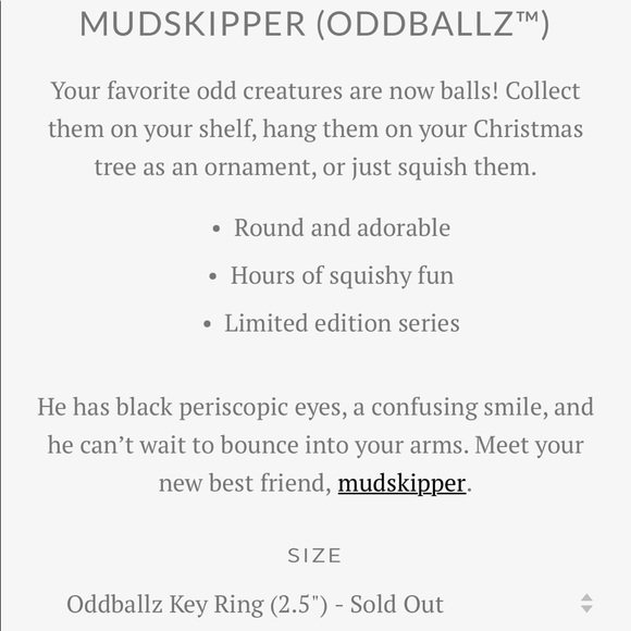 NWT Hashtag Collectibles Oddballz Mudskipper - Picture 5 of 7